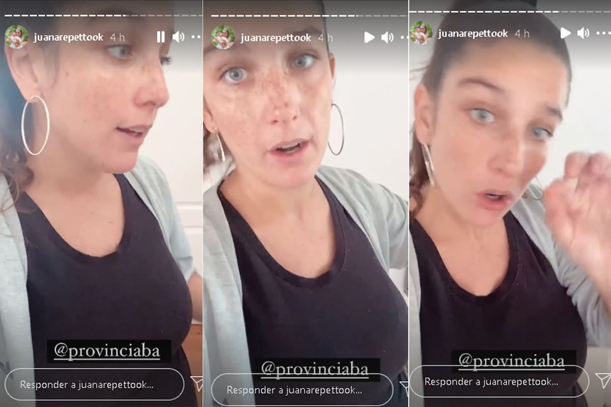 Juana Repetto, enojada porque su madre no fue vacunada