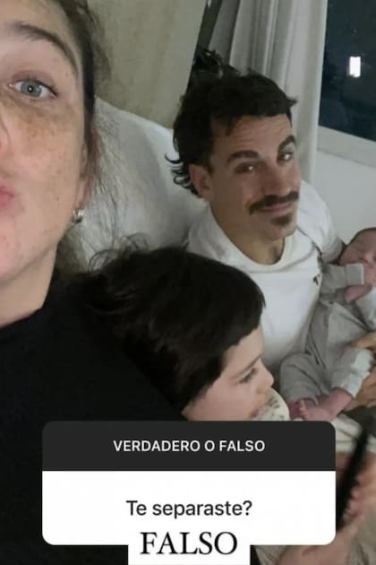 Juana Repetto junto a Sebastián Graviotto (Foto: Captura Instagram)