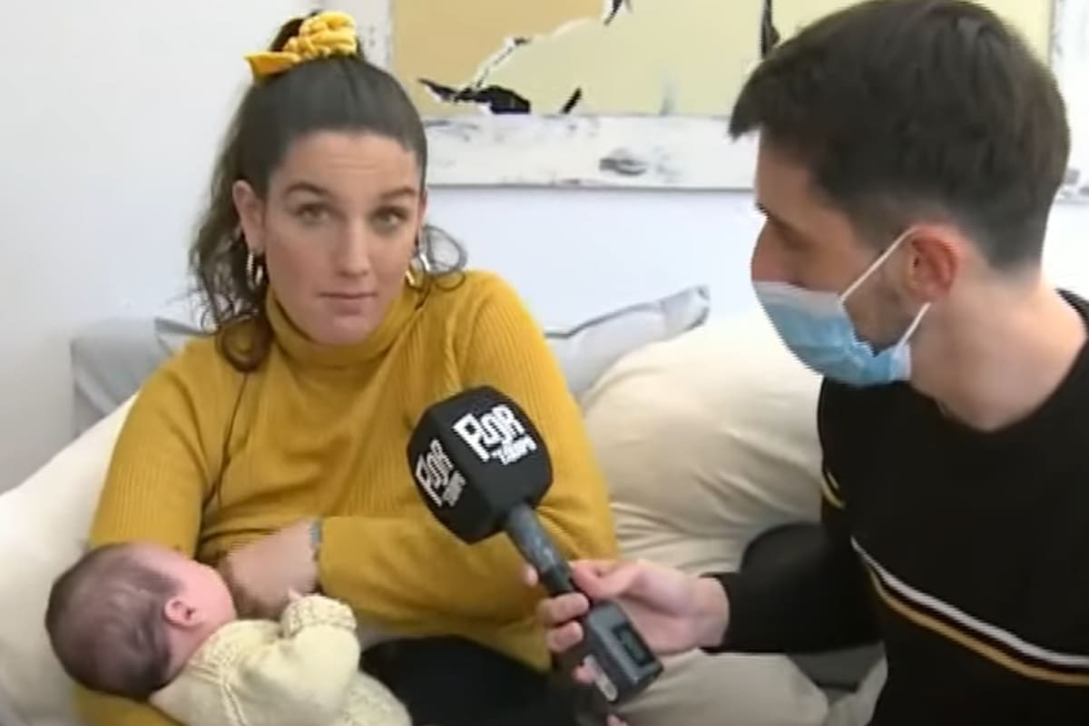Juana Repetto mostró por primera vez en televisión a su hijo Belisario