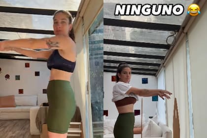 Juana Repetto mostró su cambio físico a casi dos meses de comenzar el gimnasio (Foto: Captura de video / Instagram @juanarepettook)