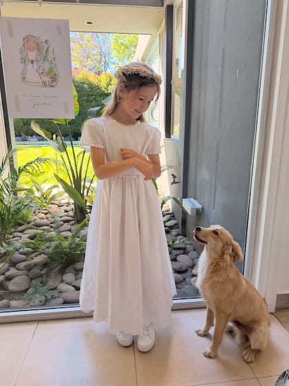 Juana tiene 9 años e hizo una mención especial a su mascato (Foto: Instagram/@
m.klooster)