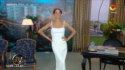 Juana Vaile aprovechó y le mandó un palito a Gino Bogani por no estar presente en el primer programa