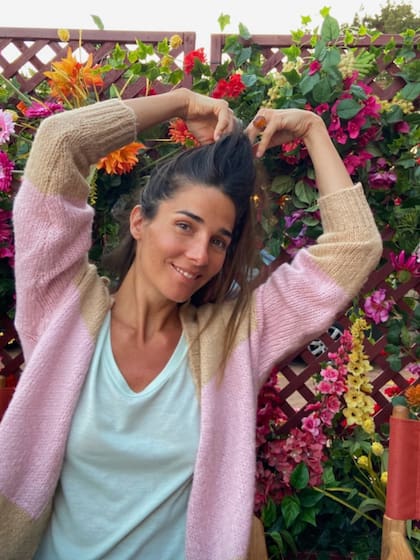 Juana Viale aprovechó el viaje de su hija Ámbar para descansar luego de una intensa maratón laboral