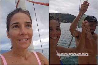 Así son las vacaciones de Juana Viale con su novio en Brasil
