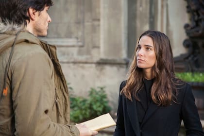 Juana Viale junto a Andrés Velencoso