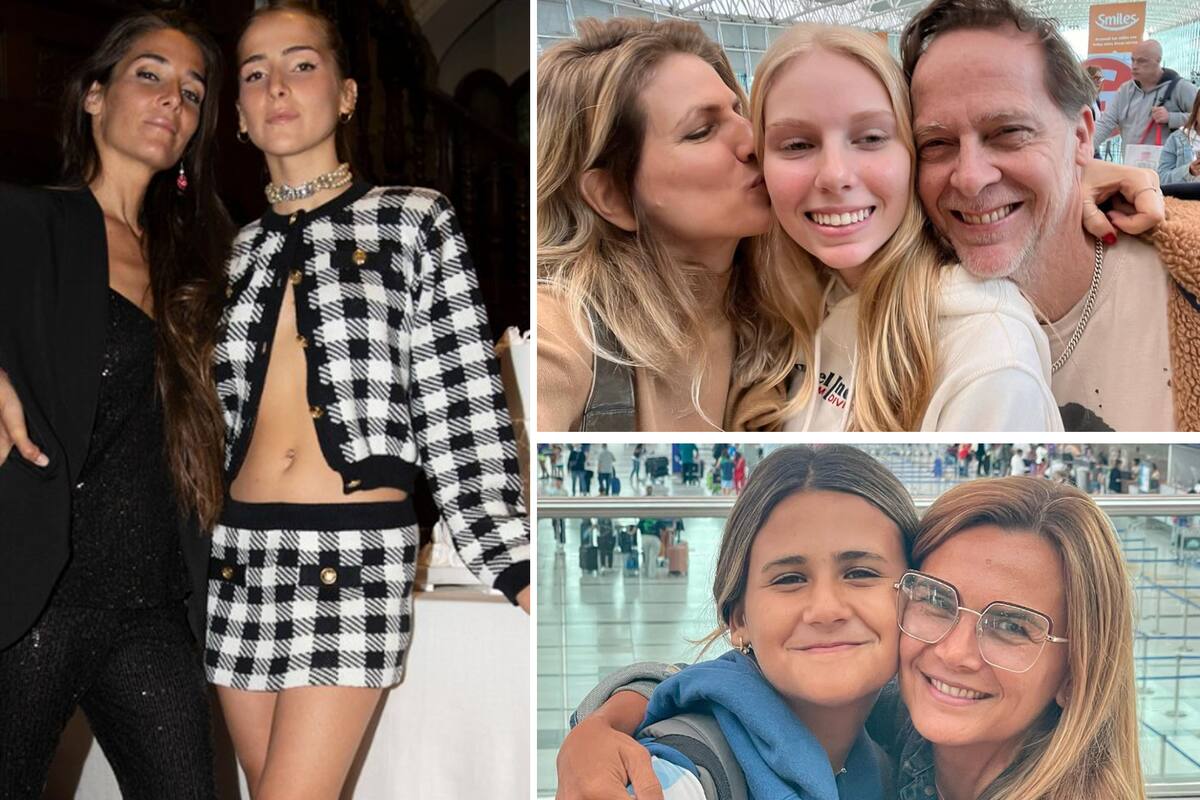 Juana Viale junto a su hija, que estuvo varios meses viviendo en Francia; Natalia Graziano y Matías Martín despidieron a su adorada Mía, que partió rumbo a Europa y lo mismo le pasó a Amalia Granata, aunque su hija se fue a Canadá