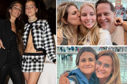 Juana Viale junto a su hija, que estuvo varios meses viviendo en Francia; Natalia Graziano y Matías Martín despidieron a su adorada Mía, que partió rumbo a Europa y lo mismo le pasó a Amalia Granata, aunque su hija se fue a Canadá