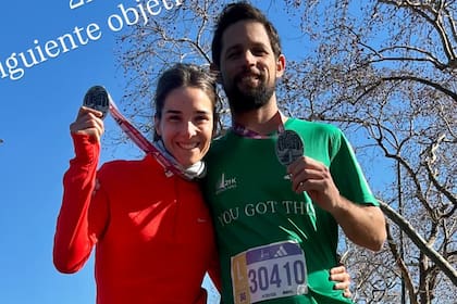 Juana Viale y Yago Lange disfrutan de presentarse juntos a distintos desafíos deportivos