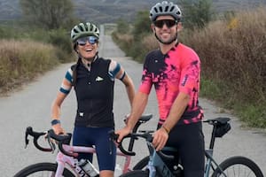 Juana Viale y Yago Lange recorrieron San Luis en bicicleta