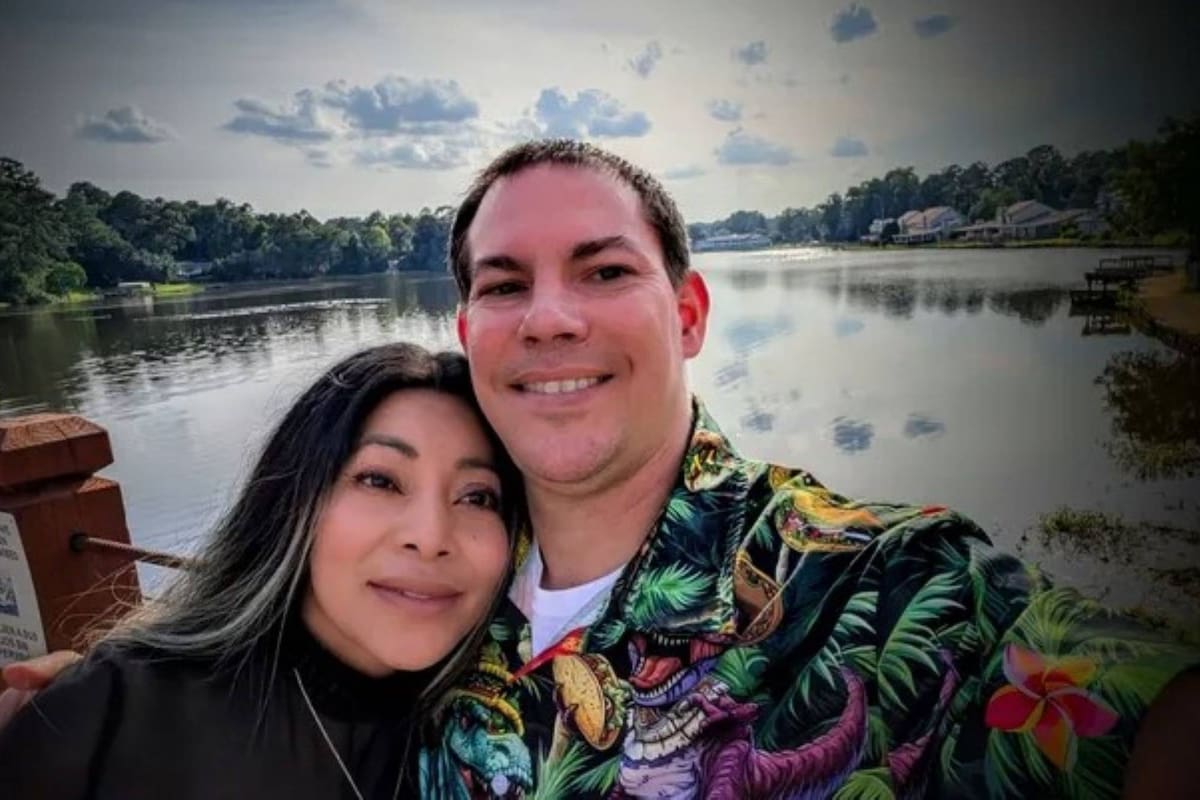 Juana y su esposo Jason McIntosh, antes de su detención