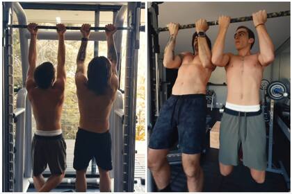 Juanes sorprendió al mostrarse en el gimnasio con su hijo