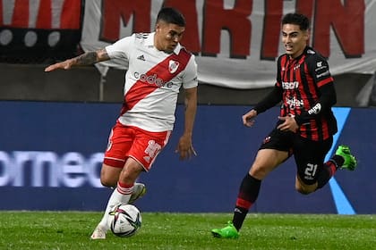 Juanfer Quintero hizo un gol olímpico ante Patronato, pero a River no le alcanzó