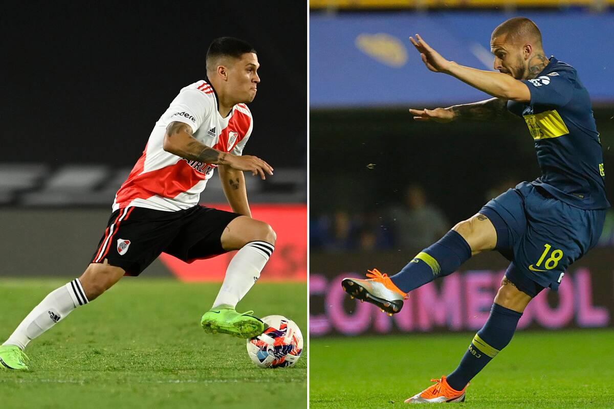 Juanfer Quintero y Dario Benedetto llegaron para potenciar a River y Boca