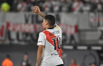 Juanfer Quintero y la camiseta 10 de River: el zurdo es uno de los preferidos de Gallardo