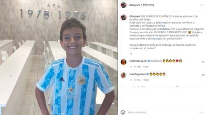 Juani tiene 12 años y comenzó a dibujar desde los 4 años