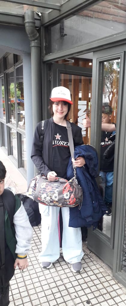Juanita, antes del viaje a Córdoba; se descompuso al regresar y murió
