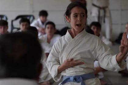 Juanita practicaba karate en el Club Capri