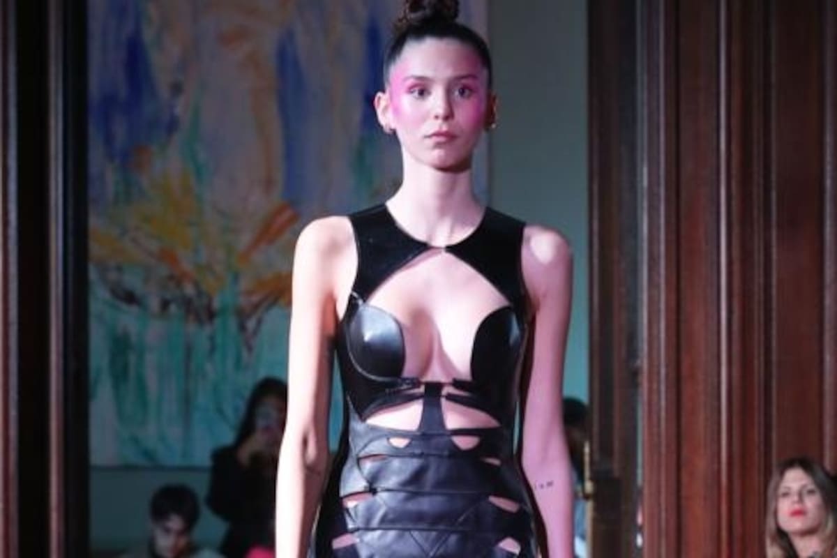 Juanita Tinelli debutó como modelo de alta costura