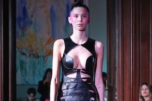 Juanita Tinelli debutó como modelo de alta costura