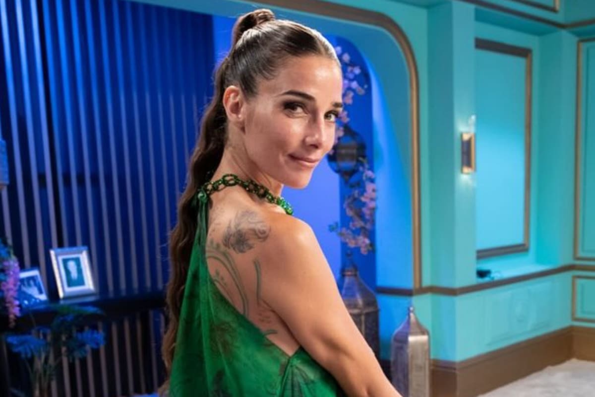Juanita Viale llevó un vestido osado y la criticaron por su color: "Soy un musgo"