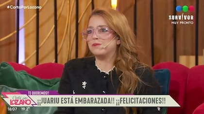 Juariu contó que está embarazada