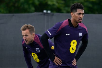 Jude Bellingham y Harry Kane, dos figuras del equipo inglés