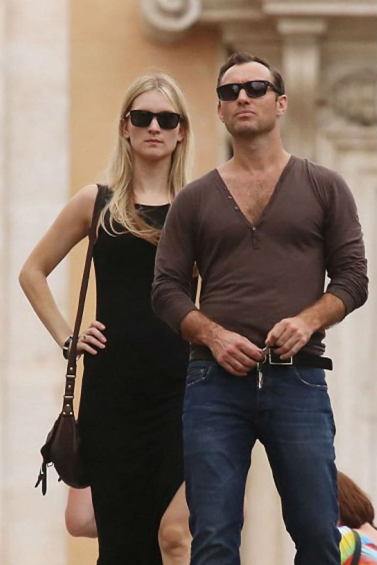 Jude Law y Phillipa Coan