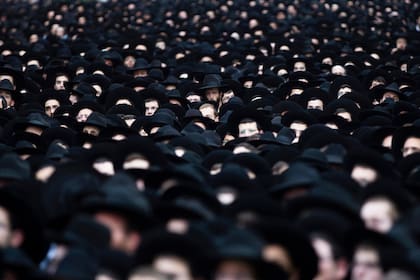 Judíos ortodoxos durante una manifestación en Tel Aviv, en marzo de 2015