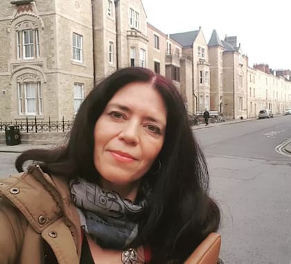 Judith Mendoza-White en Oxford, Inglaterra, donde cursa una maestría en escritura creativa