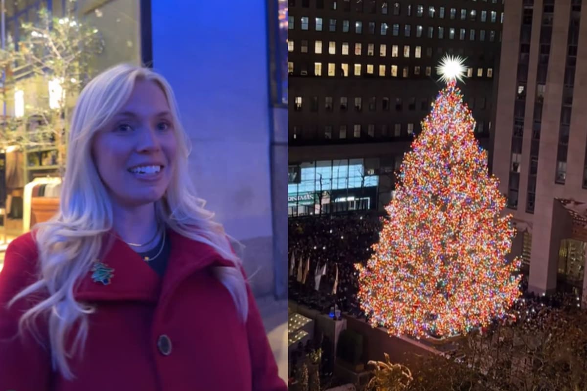 Judy Russ contó la historia detrás del árbol de Navidad de Rockefeller Center en Nueva York este 2025