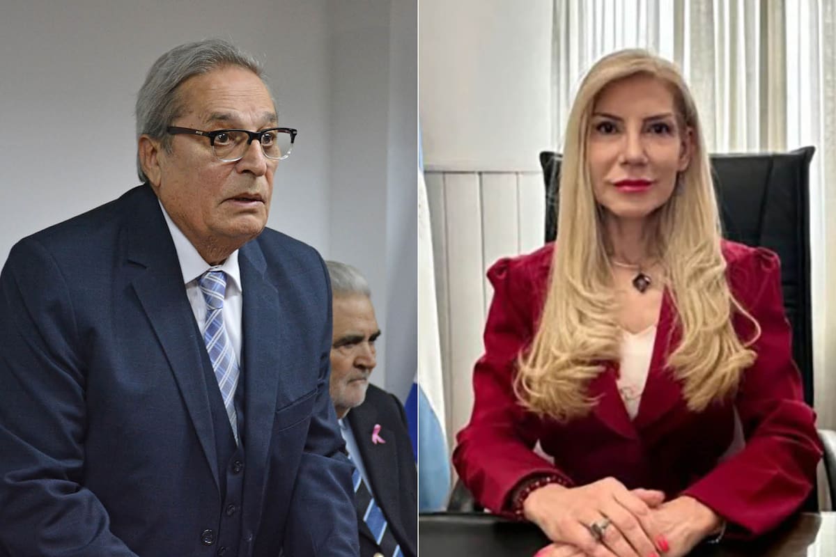 jueces de la Corte de Santa Cruz Daniel Mariani y Reneé Fernández