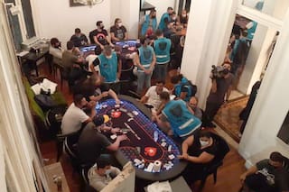 Juego clandestino: descubren un torneo ilegal de póker