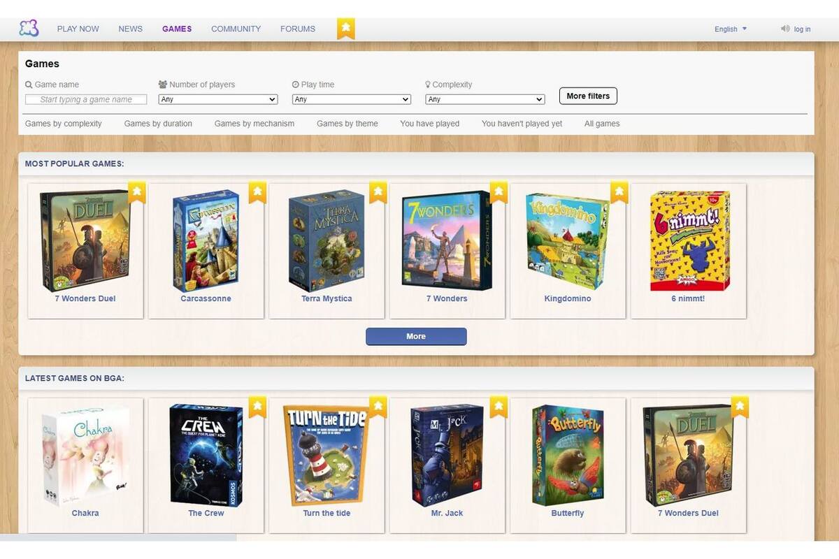 Juegos de mesa, y un sistema para crearlos