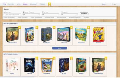 Juegos de mesa, y un sistema para crearlos