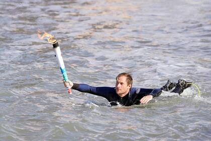 Juegos Olímpicos de la Juventud: la llama, en el agua de Mar del Plata