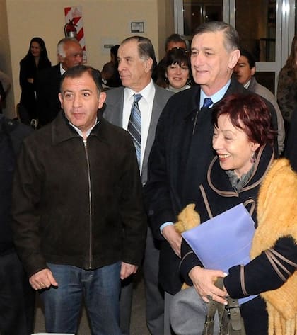 Juez, junto a Hermes Binner y Norma Morandini