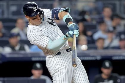Jugde posee un promedio actual de bateo de .328 (AaronJudge/MBL)