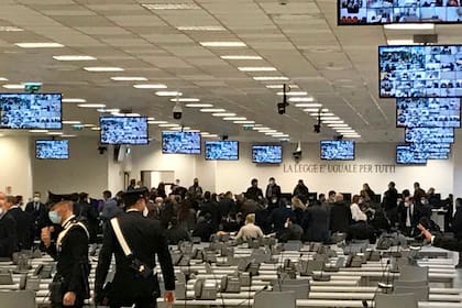 Juicio a la mafia calabresa en Italia