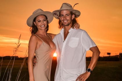 Jujuy Jiménez junto a su exnovio, Bautista Bello (Foto Instagram @sofijuok)