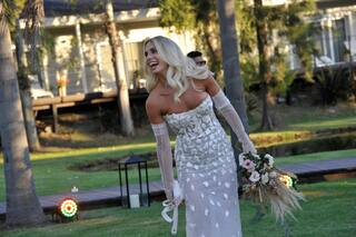 Del look brillante de Ingrid Grudke al vestido de novia de Juli Puente