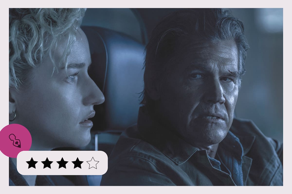 Julia Garner y Josh Brolin en La hora de la desaparición