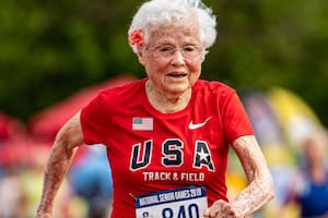 Empezó a correr a los 100 años y a los 103 sigue aferrada a su nueva pasión