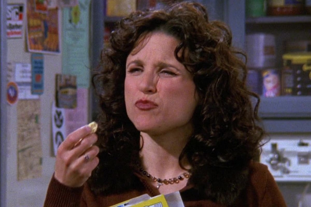 Julia Louis-Dreyfus, en una escena de la famosa sitcom Seinfeld