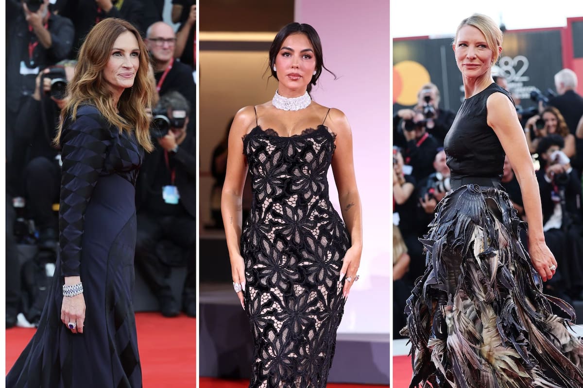 Julia Roberts, Georgina Rodriguez y Kate Blanchett desfilaron por la alfombra roja en el séptimo día del Festival de Cine de Venecia