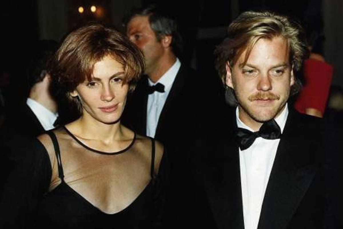 Julia Roberts, mucho antes de protagonizar la película Novia Fugitiva, se escapó de su boda con Kiefer Sutherland