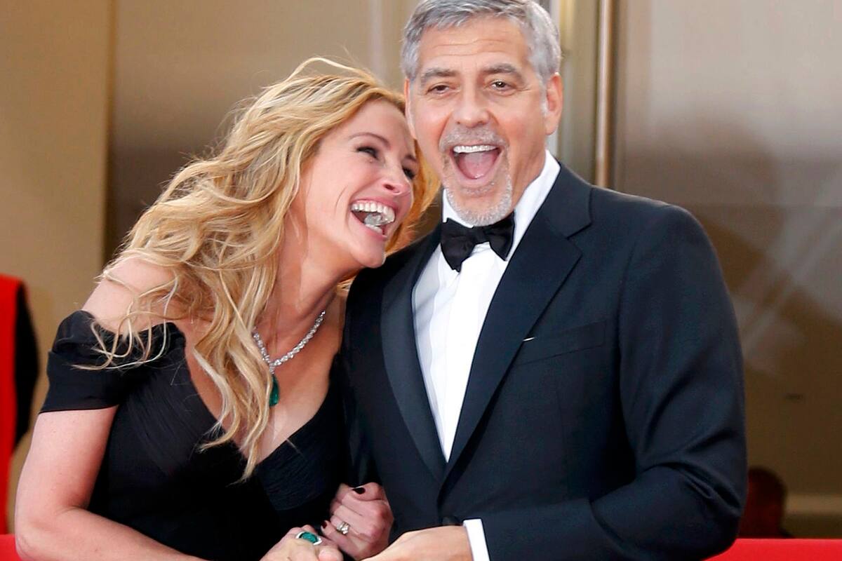 Julia Roberts y George Clooney, en la alfombra roja de Cannes