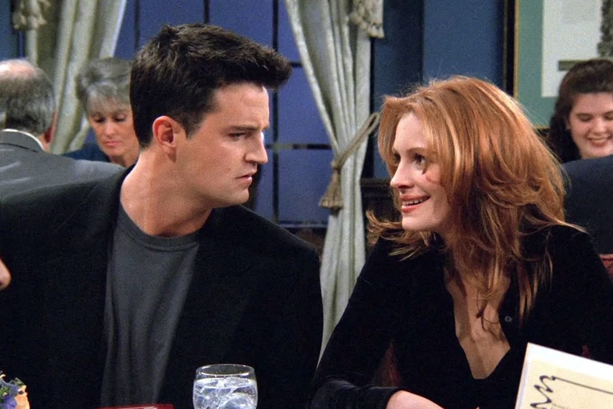 Julia Roberts y Mathew Perry participaron juntos en un capítulo de Friends
