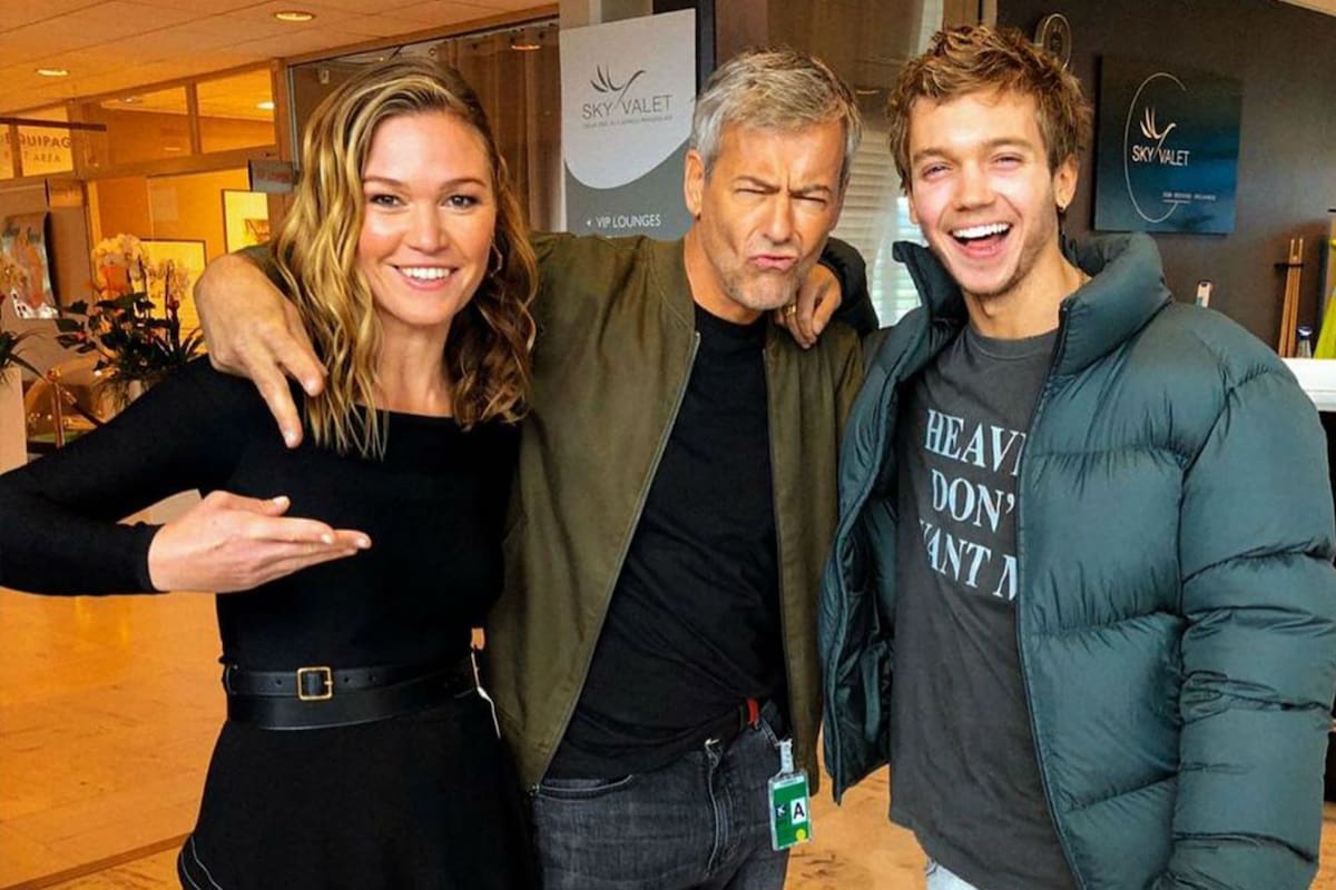 Julia Stiles y Ruper Graves están en Argentina grabando una serie junto a Franco Masini