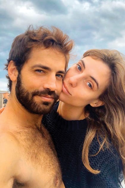 Julia Zanettini con Benjamín Alfonso, su ex novio.