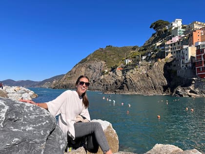 Julia Zoppi en cinqueterre
